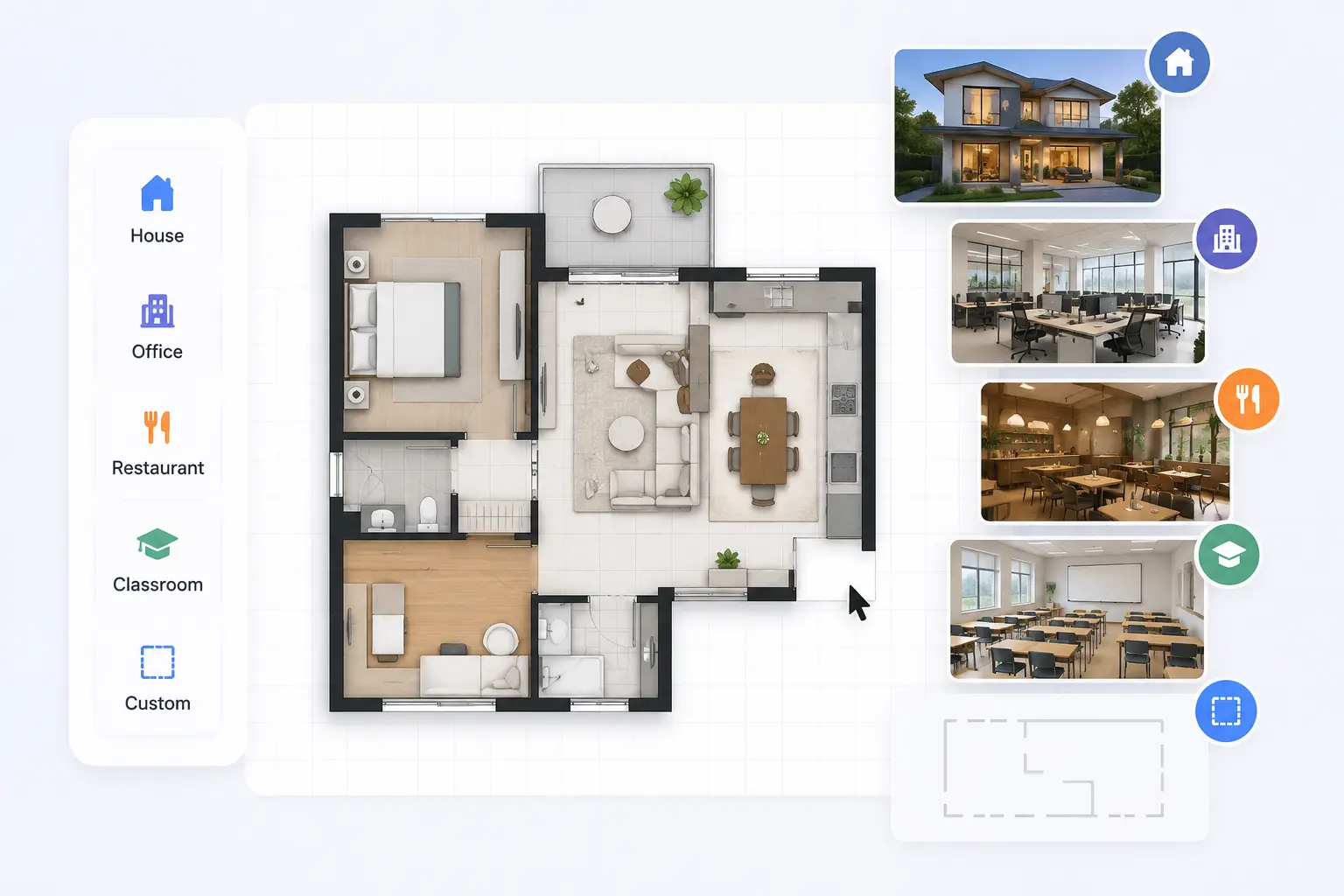 Floor Plan Design for Every Kind of Space